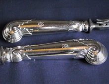 Load image into Gallery viewer, Cased Silver-Handled Carving Set