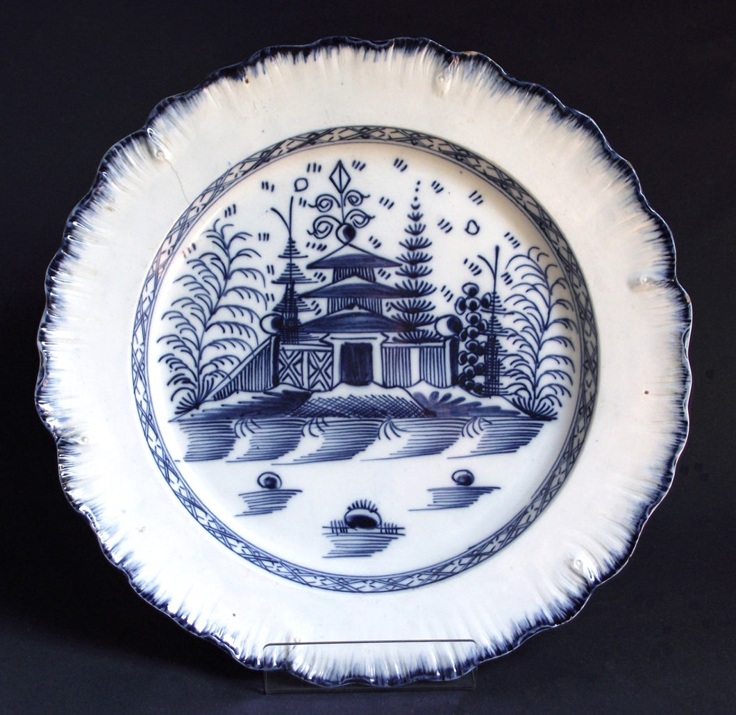 Blue & White Pearlware Plate