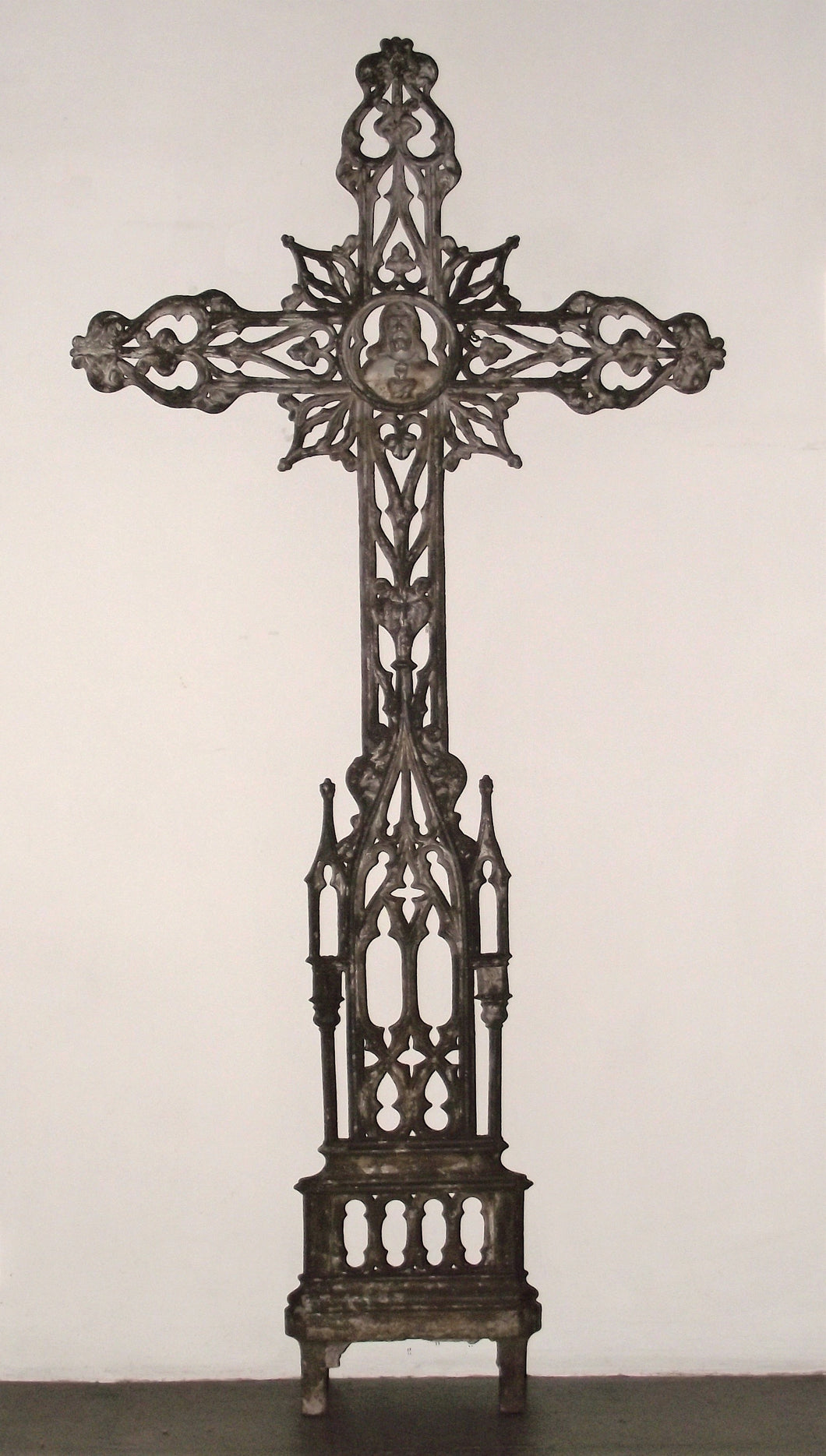 French Gothic Ironwork Cross